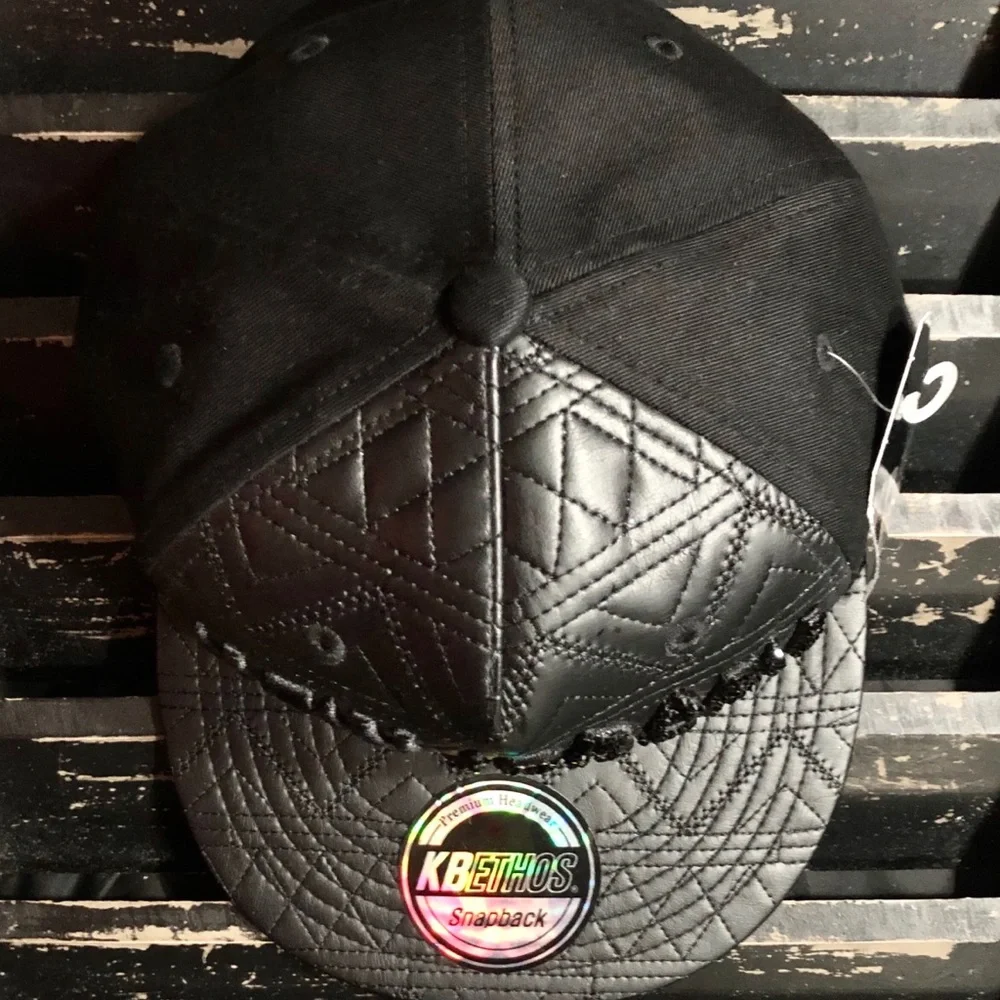 KBETHOS “NEW JERSEY” Custom Swarovski Crystal Bling Snapback Hat